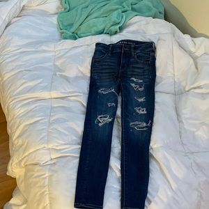 ✨AMERICAN EAGLE next level stretch jeans.✨  worn once in great condition! Size 0